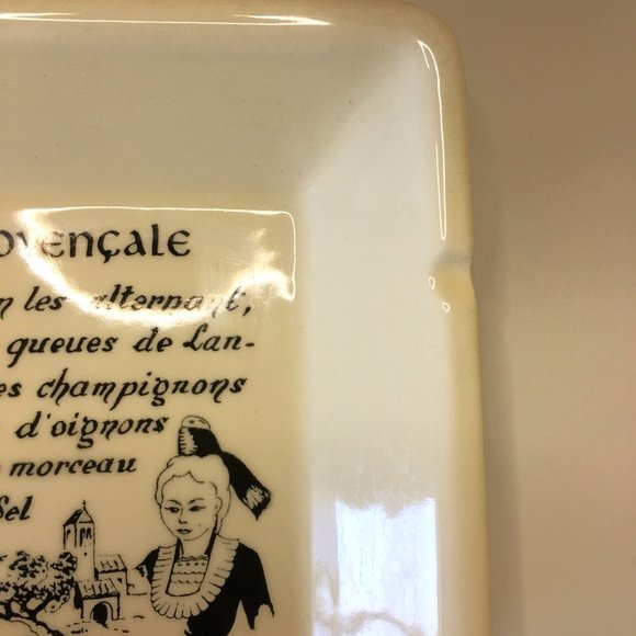 Vintage GIEN FRANCE "Les Brochettes" Skewers Kebab Serving Dishes Plates - Picture 16 of 16